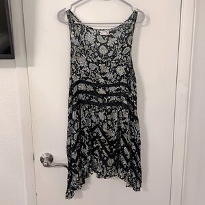 Intimately Free People Voile & Lace Trapeze Tunic Top / Dress